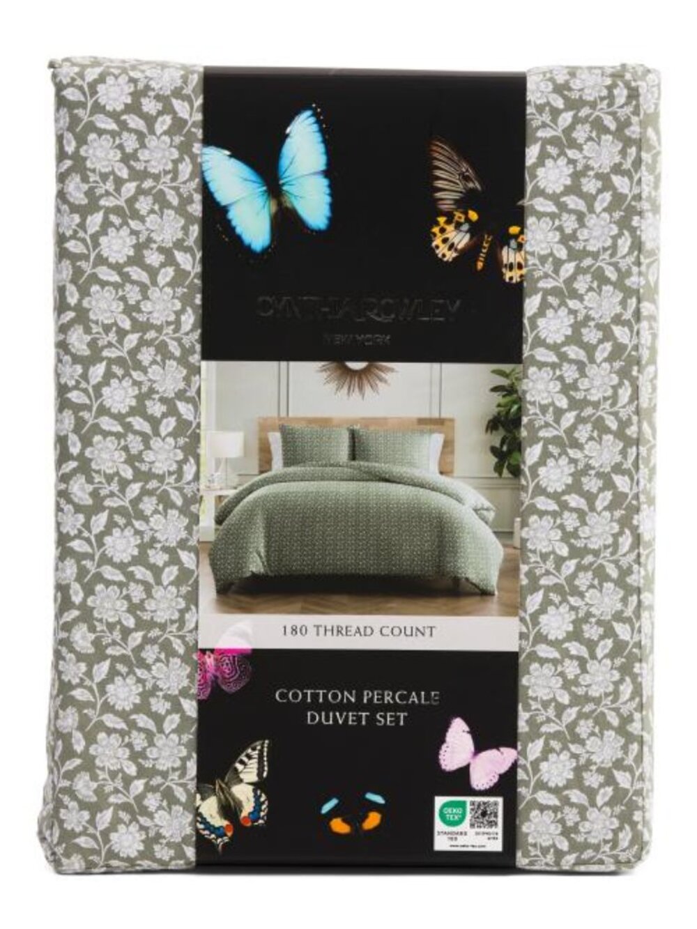 CYNTHIA ROWLEY Floral Duvet Set